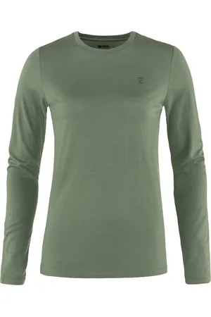 Fjällräven Abisko Wool LS Women - Outdoorshirt - Dames - Lange Mouwen - - Maat S