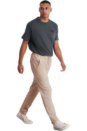 Trendyol Premium Zwarte Regular/Normale Snit Dikke Dubbele Pijpen Joggingbroek Tmnaw24Ea00023