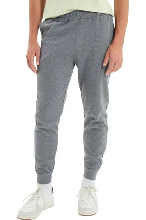 Trendyol Marineblauwe Normale/Normale Snit Polar Fleece/Warme Joggingbroek Tmnaw21Ea0264