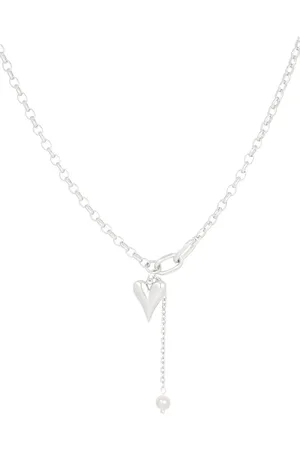 Yehwang Ketting - Stainless Steel - Hart - 45+5 cm