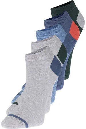 Trendyol Veelkleurige 5-Pack Katoenen Laarsjes-Korte Enkelsokken Met Inzetstukken Tmnss23Co00004