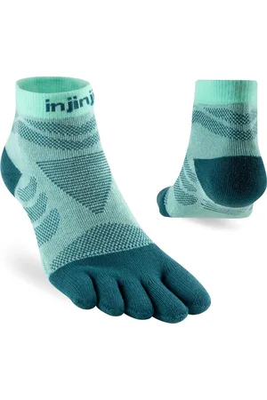 Injinji Womens Ultra Run Mini-Crew Glacier