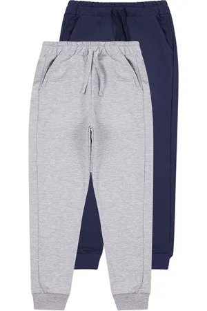 Trendyol Unisex Grijze Basic Effen Joggingbroek Tkdaw25Ea00000