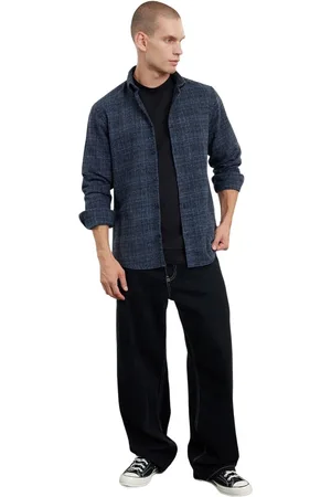 Trendyol Kaki Winterflanel Overhemd Met Normale Pasvorm En Textuur Tmnaw25Go00004