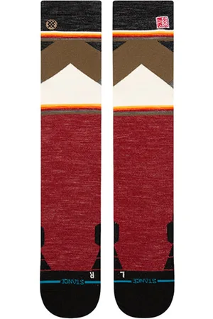 Stance Jimmy Chin Ultra Light Wool Wintersport Sokken - Red