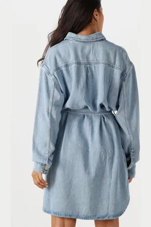 7 for all Mankind Shirt Dress Jurken Dames - Kleedje - Rok - Jurk - - Maat S