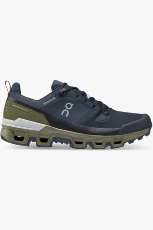 On Running On Cloudwander Waterproof - Midnight | olive - Schoenen - Wandelschoenen - Lage schoenen