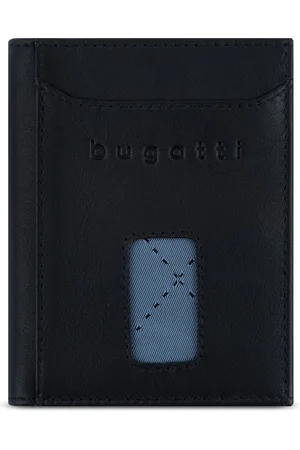 Bugatti Secure Slim Portemonnee RFID-bescherming Leer 8 cm