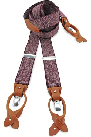 Sir Redman Bretels met strik - bretels combi pack Visgraat Motief