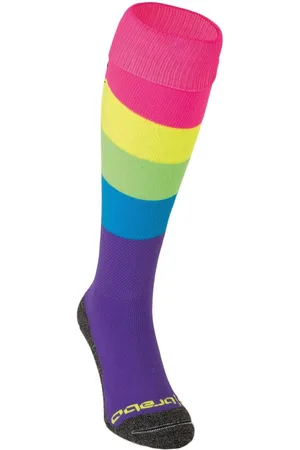 Brabo Sokken Full Rainbow Purple