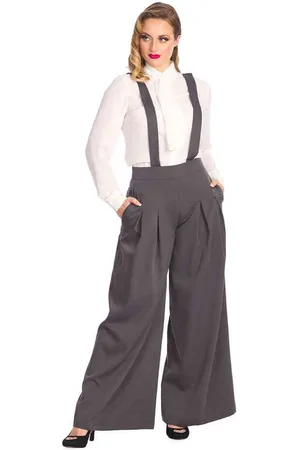 Banned Retro Diamond Broek rechte pijpen - XL