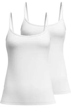 Calida Onderhemd Natural Comfort Spaghetti-Top Set van 2