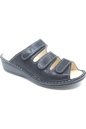 FinnComfort Finn Comfort, PISA, 02501-713144, Zwarte slipper wijdte G