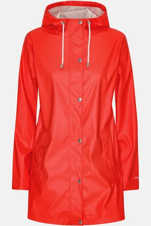 Ilse Jacobsen Hooded Regenjas Dames - Maat M (40)