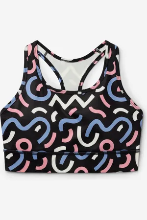 A-dam Arya - Sport top - Gemaakt Van Gerecycled Plastic - Sport Bh - Dames - Zwart - XS