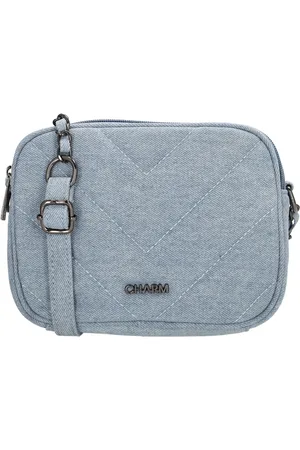 Charm London Hollywood Schoudertas - Crossbody - Camerabag - Spijkerstof
