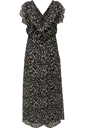 ONLY ONLTORIA LIFE CAPSLEEVE MIDI DRESS PTM Dames Jurk - Maat L