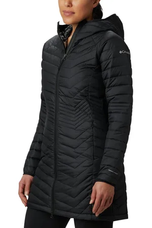 Columbia Powder Lite??? Mid Jacket - Dames Jas - Gewatteerde tussenjas met Capuchon - Maat M