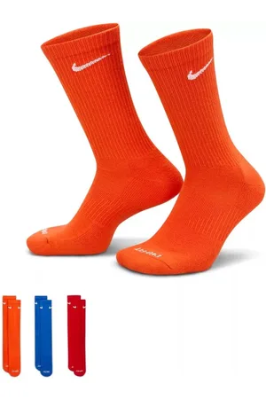Nike Everyday Plus Cushioned - Trainingssokken - Sokken - Maat 42-46 - /Blauw/Rood - Koningsdag