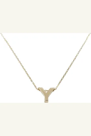 Christian Gouden ketting met Y hanger