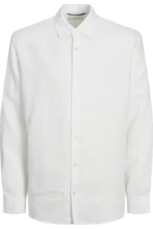 JACK & JONES JACK&JONES - JPRCCLAWRENCE LINEN SHIRT L/S SN - Heren - Overhemden