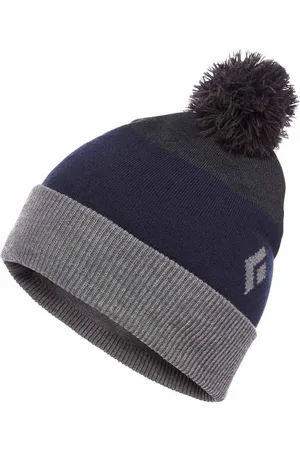 Black Diamond Pom Muts Grijs Vrouw
