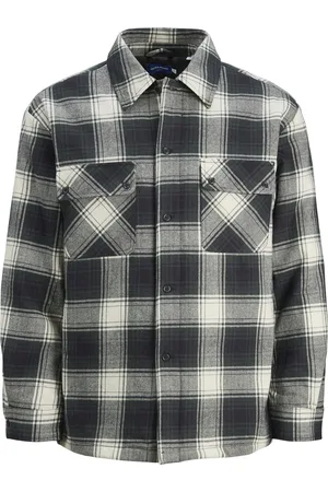 JACK & JONES JACK&JONES - JORSILVER CHECK QUILTED OVERSHIRT LS - Heren - Overhemden