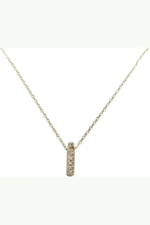 Christian Gouden ketting met I zirkonia hanger