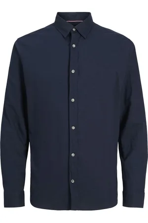 JACK & JONES JACK&JONES - JJPIERRE SLUB SHIRT LS - Heren - Overhemden