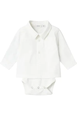 NAME IT NBMROAH SHIRTBODY R - Baby - Blouses / Overhemden
