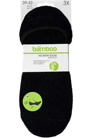 Bamboo Basics Apollo 3-paar invisible Footies bamboe - Anti slip