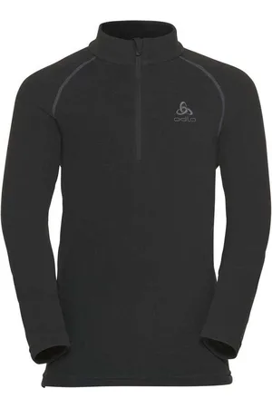 Odlo Rigi Fleece Met Halve Rits Zwart 6 Years