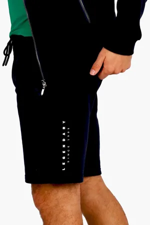 Q1905 Heren Sweatshort Nes - Donkerblauw