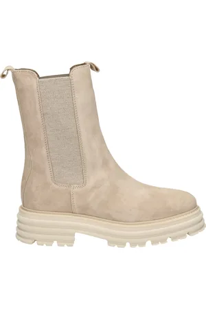 Alpe Dames chelseaboot - Off White - Maat 38