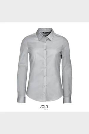 Sols Women´s Long Sleeve Stretch Shirt Blake L01427 - - XL