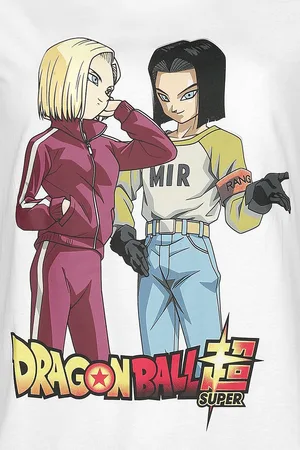 Dragon Ball Z Dragon Ball Super - Android Pair Pyjama wit-roze XL Polyester