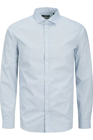 JACK & JONES JACK&JONES - JPRBLABLACKPOOL PRINT L/S SHIRT SN - Heren - Overhemden