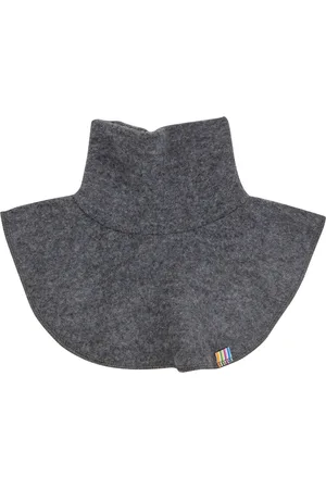 Joha Kinder Schal Neckwarmer aus 100% Wolle Coke Melange-1-3