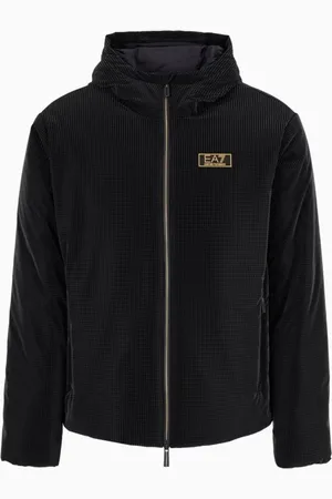EA7 Gold Label Hooded Jacket Black