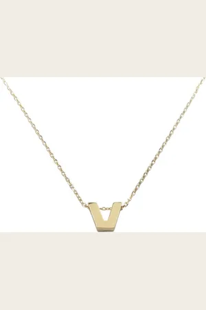 Christian Gouden ketting met V hanger