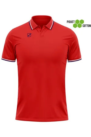 Givova Polo shirt red-navy blue, 2xl