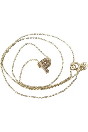 Christian Gouden ketting met P zirkonia hanger
