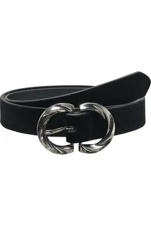 ONLY Kledingriem Onlfine Leather Jeans Belt Acc 15312130 Black/silver Metal