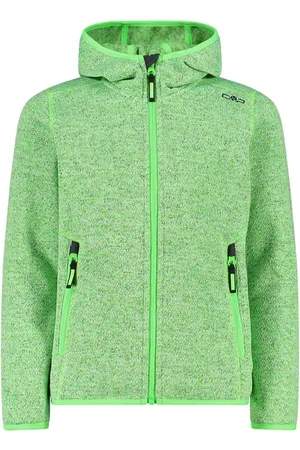 CMP 3h19825 Fleece Met Kap Groen 12 Years