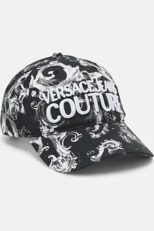 VERSACE Baseball Cap Black/White