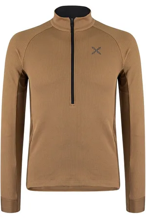 Montura Thermic 2 Fleece Met Halve Rits Bruin L Vrouw