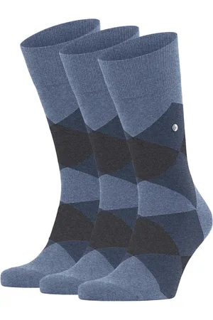 Burlington Sokken Clyde 40-46, Een maat Set van 3