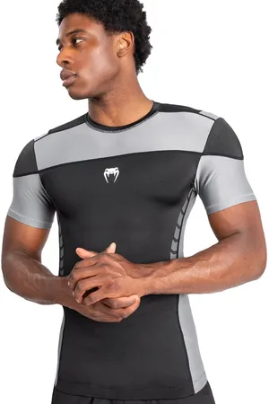 Venum Tempest Rash Guard Compressieshirts Zwart - XL