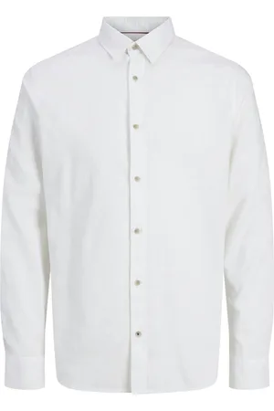 JACK & JONES JACK&JONES - JJPIERRE SLUB SHIRT LS - Heren - Overhemden