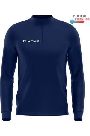 Givova 500 Half Rits Sweatshirt Blauw L Man